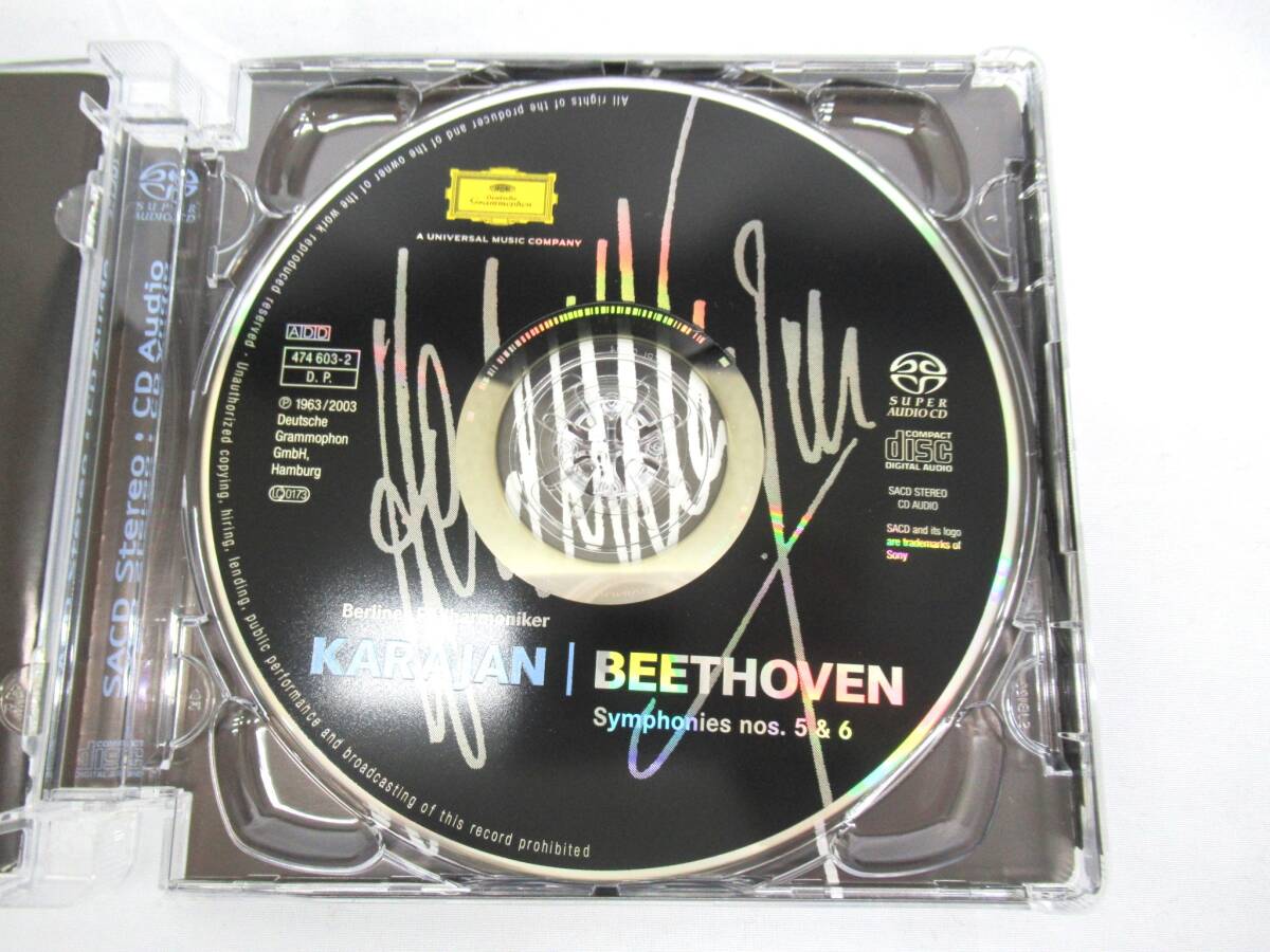 【美品 6枚セット】 BEETHOVEN The Symphonies SACD&CD PLAYERS KARAJAN カラヤン_全体的にキレイな印象の美品です。