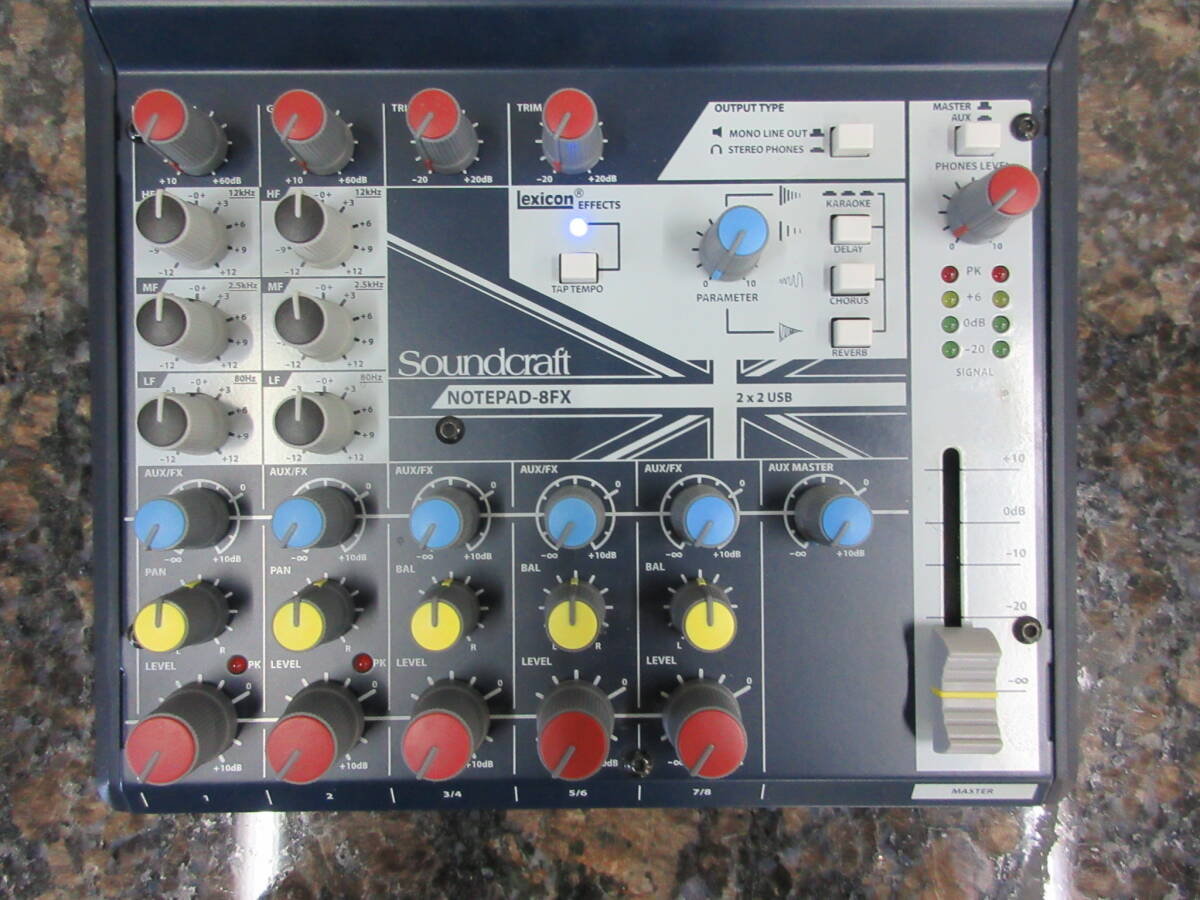 [ сначала сначала. прекрасный товар ]Soundcraft аналоговый микшер NOTEPAD-8FX звук craft 