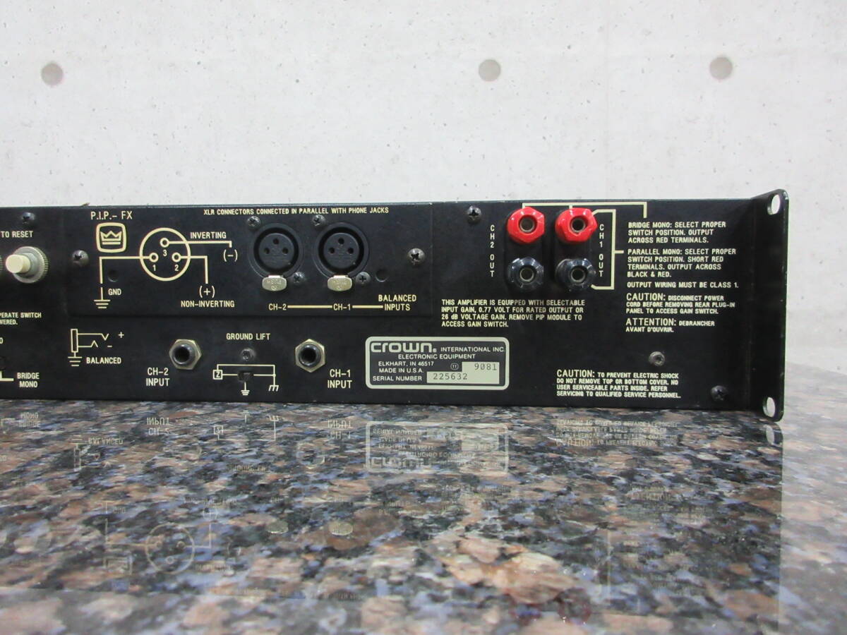 [ cheap start ]Amcron power amplifier MACRO-TECH-2401amk long CROWN Crown 