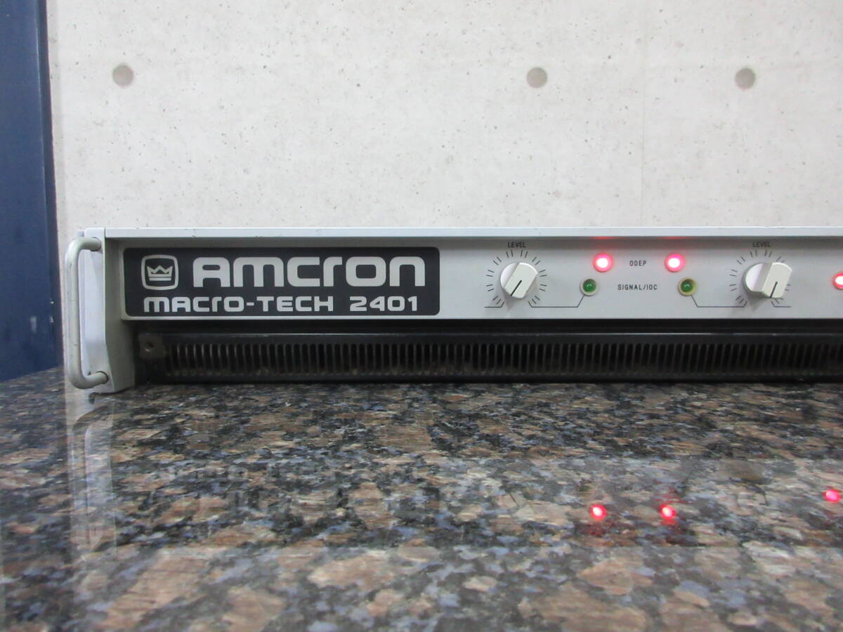 [ cheap start ]Amcron power amplifier MACRO-TECH-2401amk long CROWN Crown 