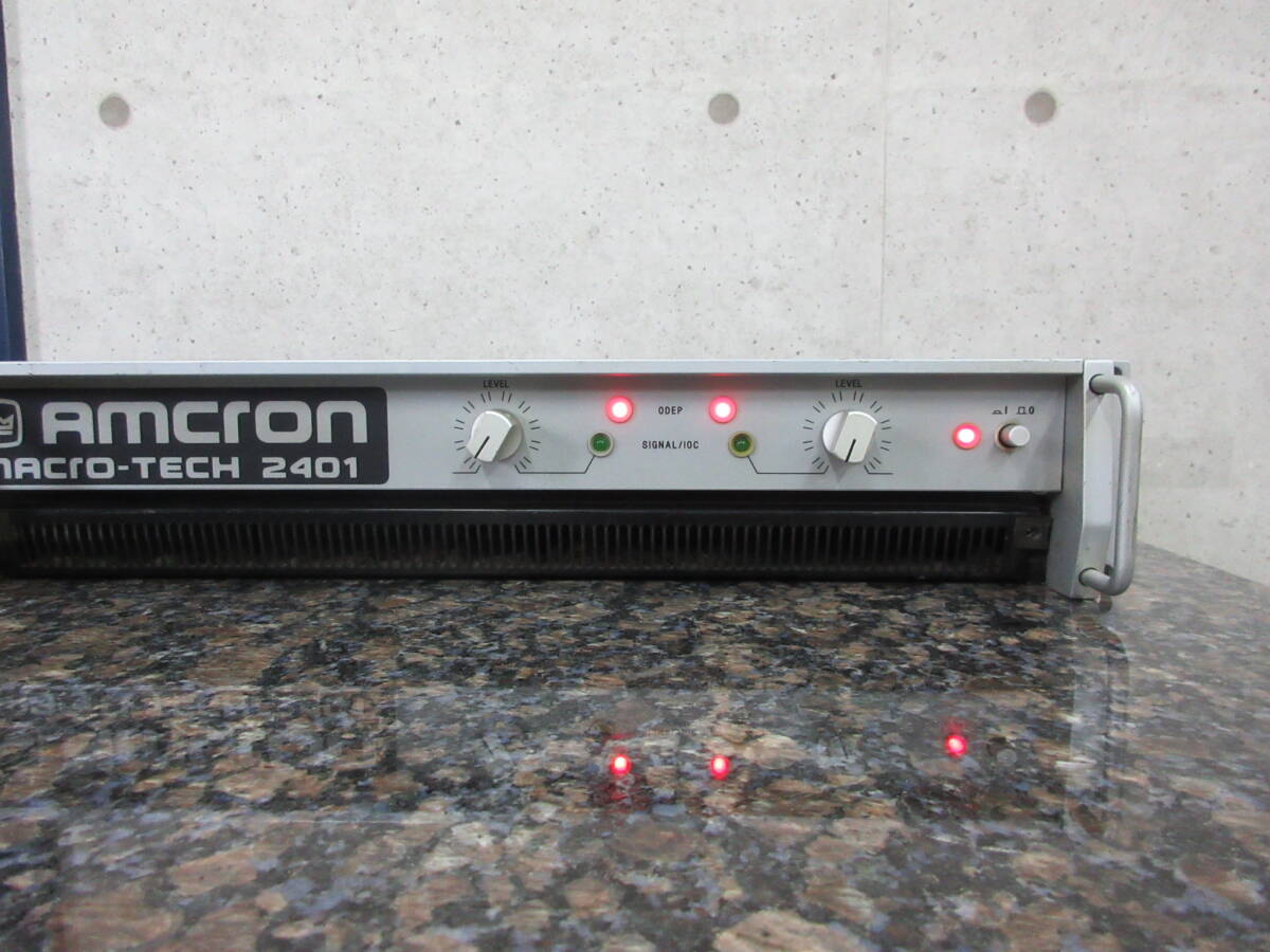 [ cheap start ]Amcron power amplifier MACRO-TECH-2401amk long CROWN Crown 