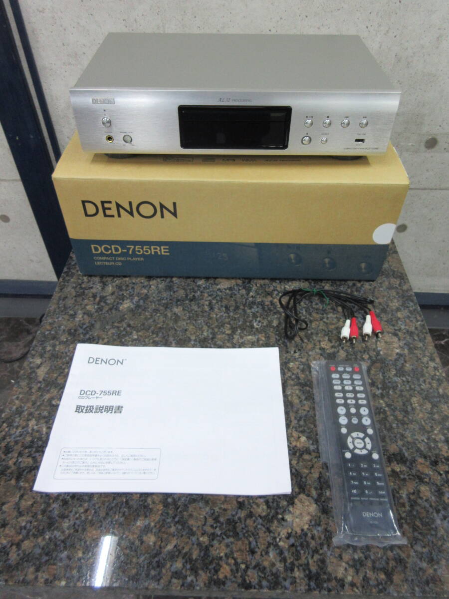 【まずまずの美品 元箱付】DENON CDプレーヤー DCD-755RE デノン