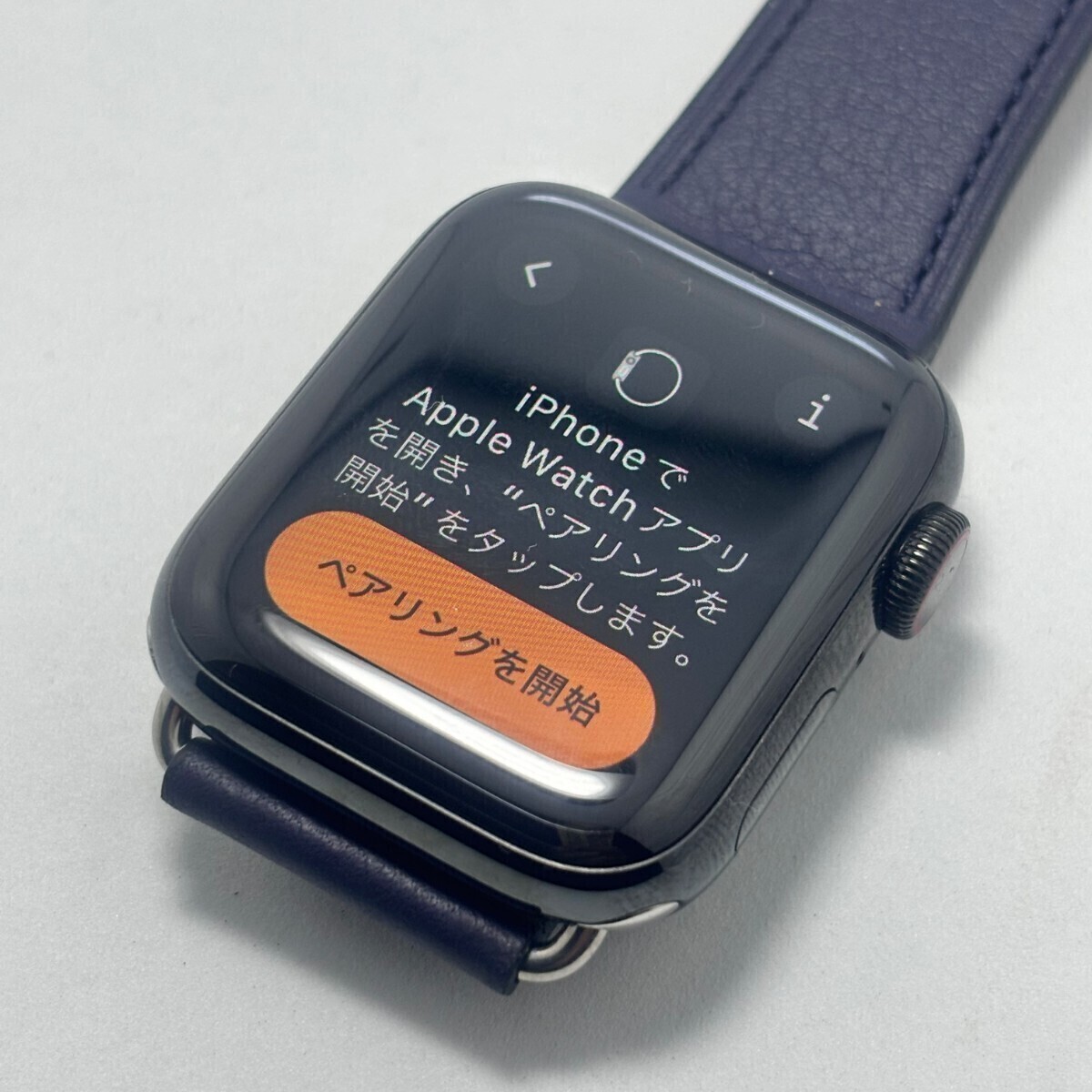 エルメスHERMES AppleWatch ★本体バンド大変綺麗 40mm Suica Apple Pay対応 美品 スマートウォッチの画像3