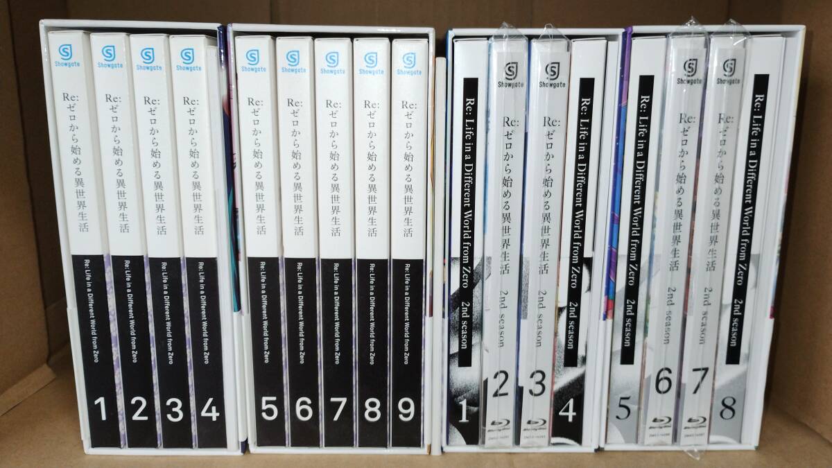 ♪送料無料 即決 Re:ゼロから始める異世界生活 2nd season OVA 氷結の絆 Blu-ray 19巻　限定版セット♪