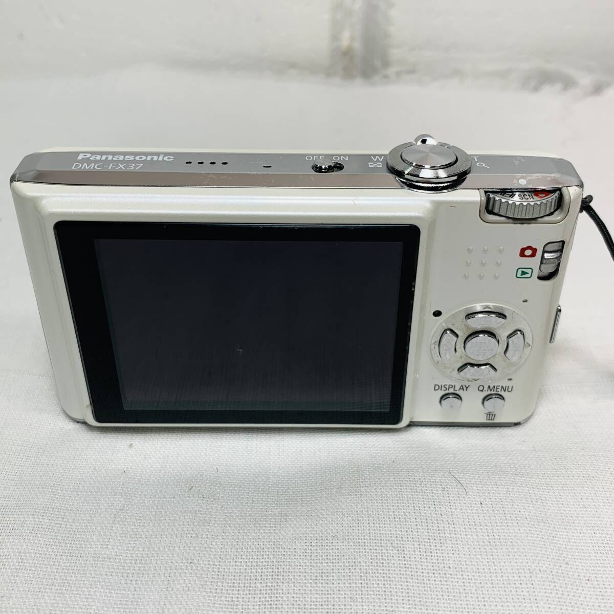 Panasonic パナソニック LUMIX ルミックス DMC-FX37 デジタルカメラ シェルホワイト 動作確認済み 003 USED品 1円スタートの画像3