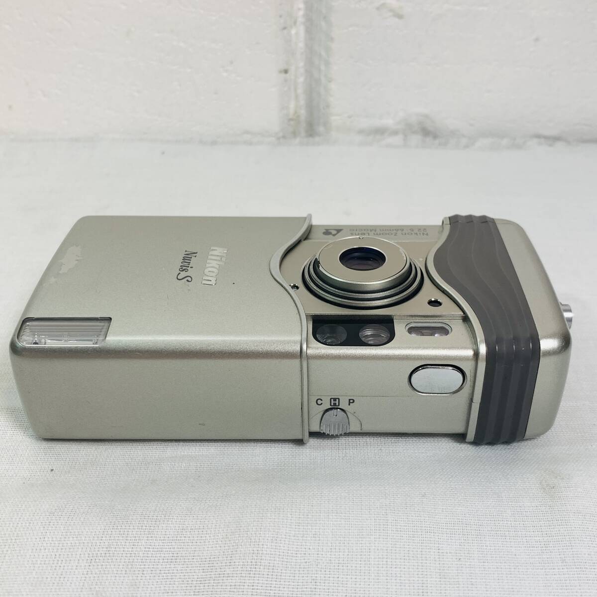 Nikon ニコン Nuvis S ニュービス コンパクトフィルムカメラ シルバー 動作確認済み USED品 1円スタート の画像6