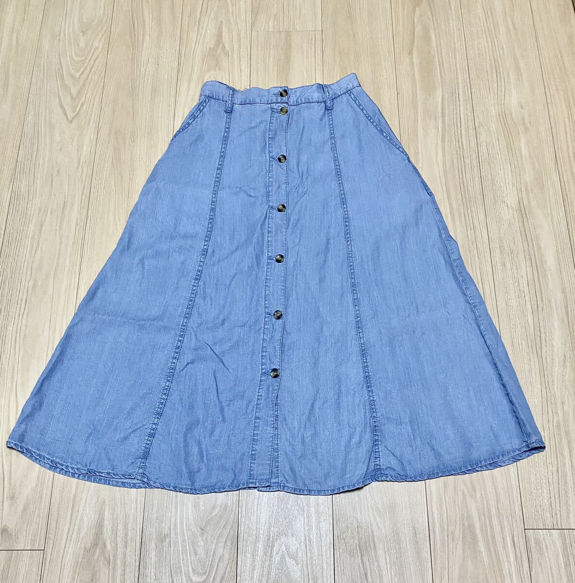 ZARA ザラ　デニム風 スカート　XS_画像1