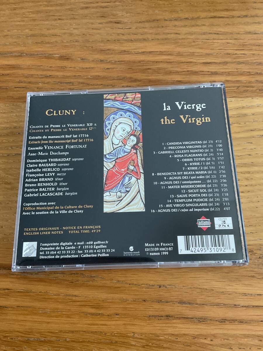 L'EMPREINTE DIGITALE - CLUNY THE VIRGIN - VENANCE FORTUNAT _画像2