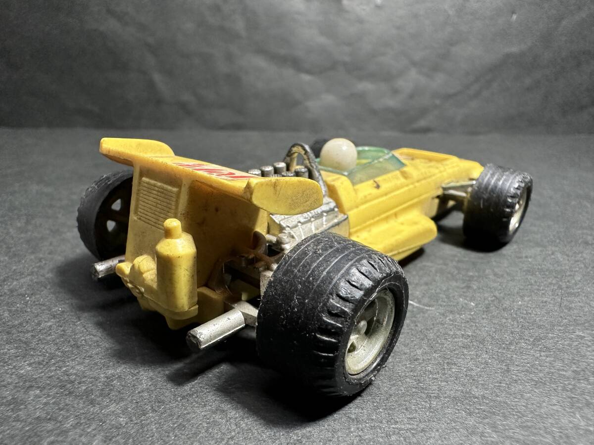 * collector стоит посмотреть!! Showa Retro шероховатость Z номер 28 FUNMATE сделано в Японии F1 машина желтый Vintage редкость редкий игрушка украшение произведение искусства машина G761