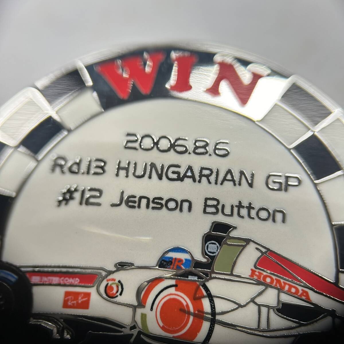 ★☆Honda Racing F1 Team Memorial PINS ホンダ メモリアル ピンズ 2006 F1 ハンガリーGP 優勝記念 ピンバッジ ピンバッチ #3980C☆★の画像3