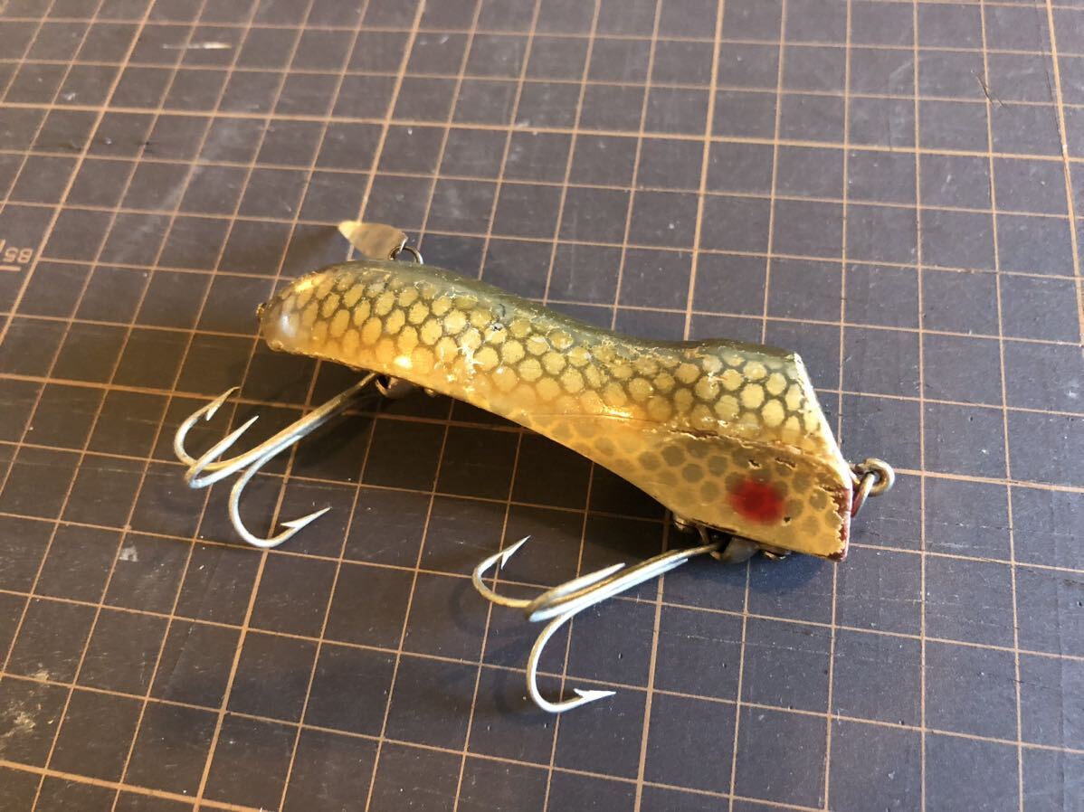 old pflueger wizard wobbler オールド フルーガー ウィザード 検) creek chub heddon abu shakespeareの画像1