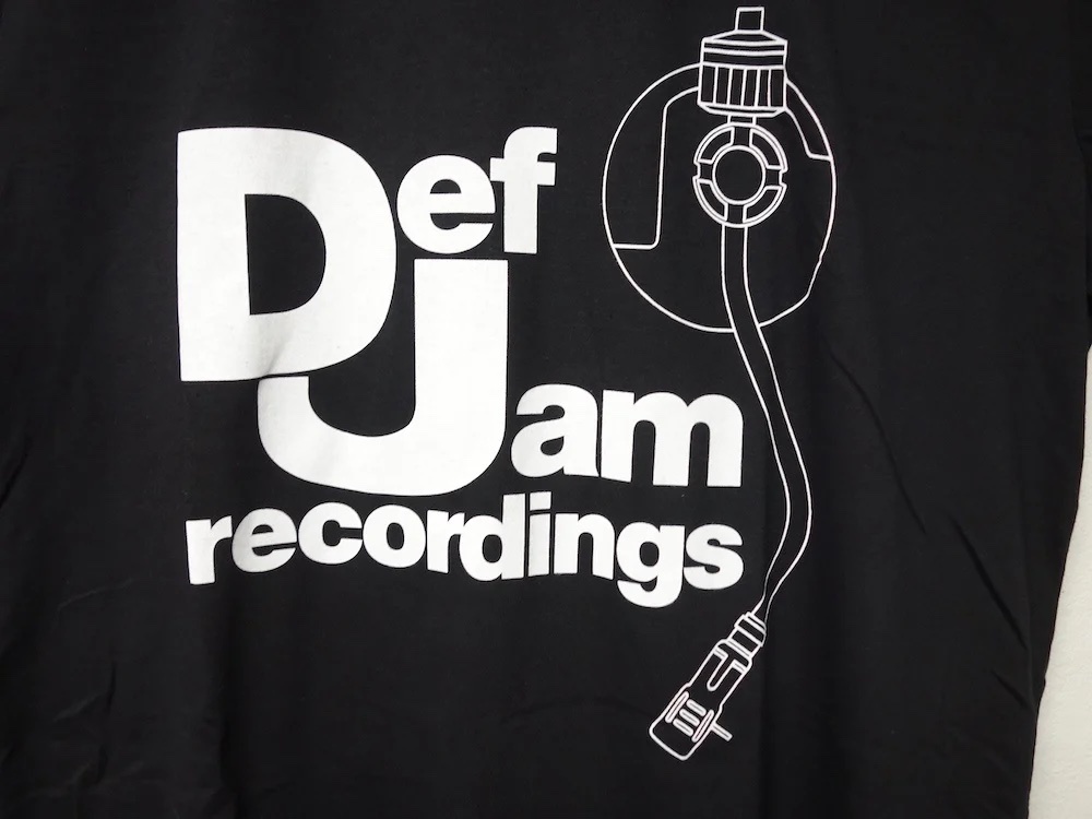 海外限定 オフィシャル Def Jam Recordings ロゴ Tシャツ black XL_画像2