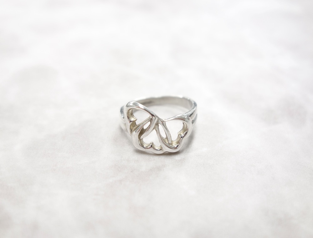 Tiffany & Co ティファニー トリプルハート リング　指輪 silver925 10号_画像1