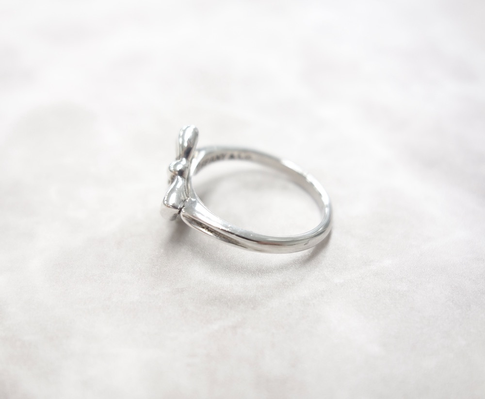 Tiffany & Co ティファニー リボン リング 指輪 silver925 12号 #1の画像2