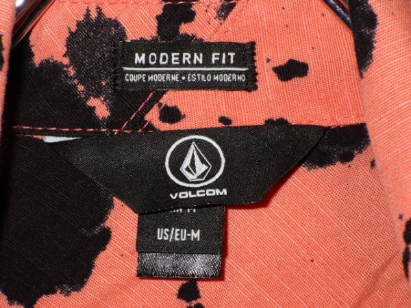 z4776VOLCOM★ボルコム★総柄★半袖シャツ★サイズＭ★ＵＳＡ★レア★激安★送料格安の画像3