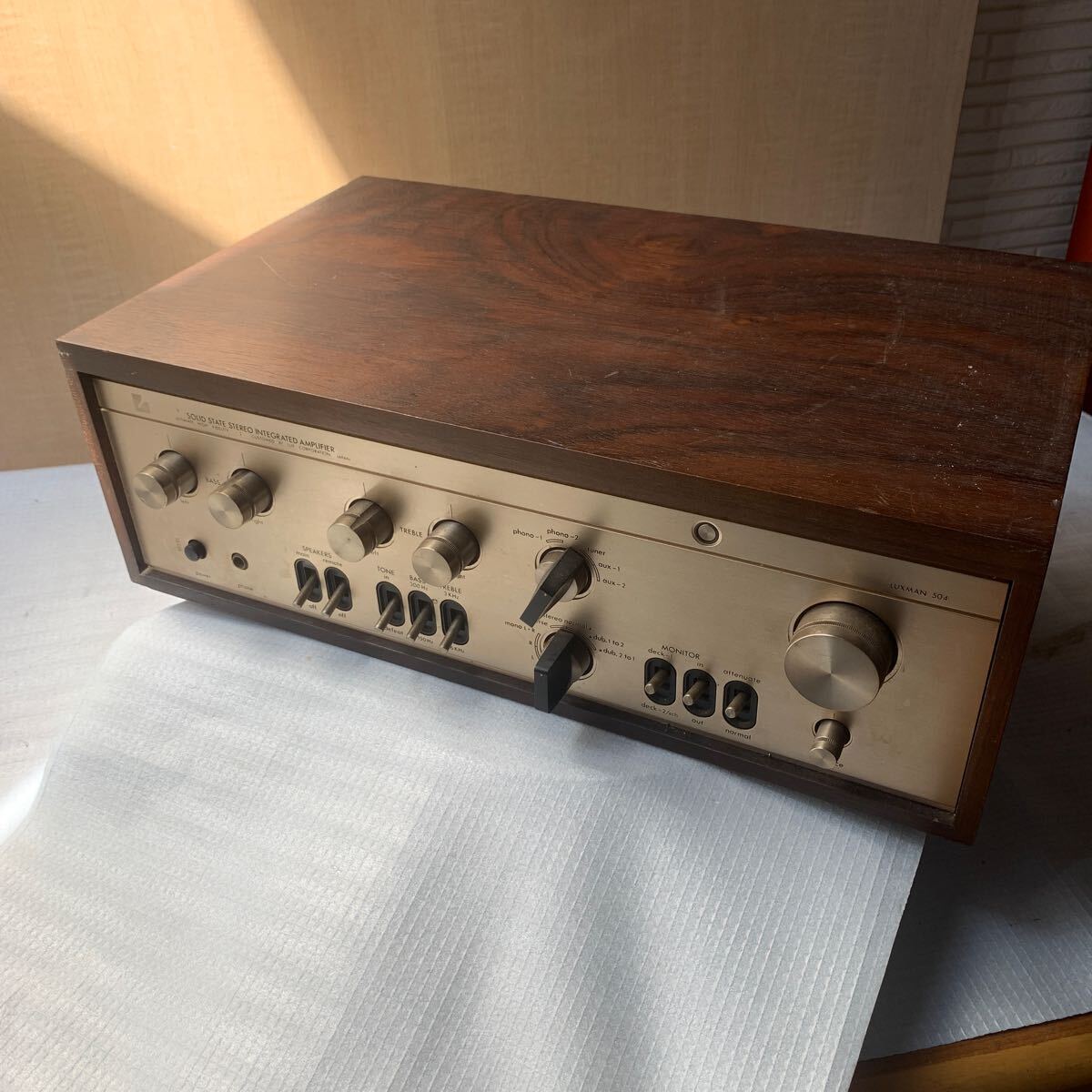 LUXMAN ラックスマン L-504 SOLID STATE STEREO INTEGRATED AMPLIFIER
