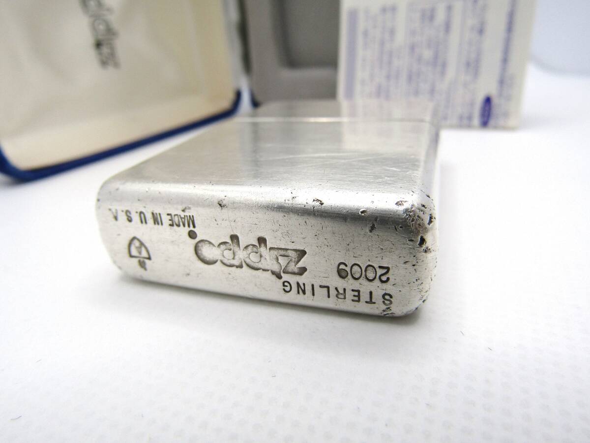 純銀 スターリングシルバー 925 アーマー Armor ジッポ zippo 2009年_画像7