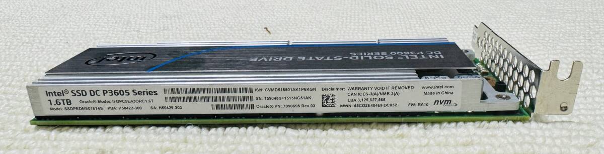 SWYH21 Intel 1.6TB SSD DC P3605 Series SSDPEDME016T4S 増設SSD_画像3