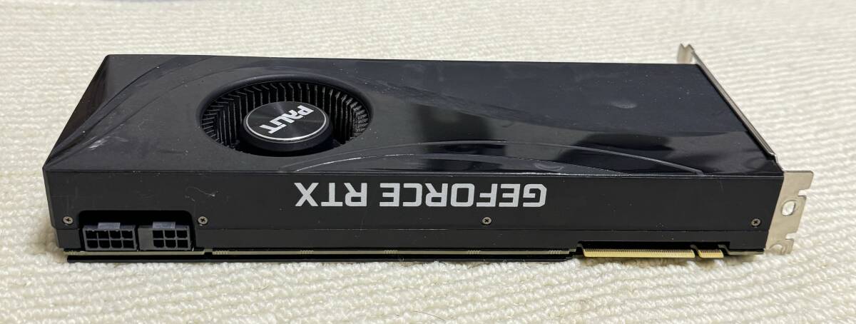 SWYH05 NVIDIA Palit GeForce RTX2080 SUPER X 8G GDDR6 256bit 3-DP HDMI ゲーミンPCから抜き取ったグラフィックボードの画像4