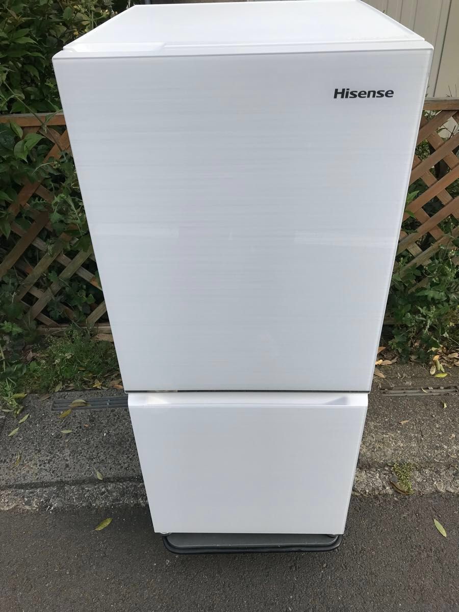H560 超極美品 Hisense インテリア 冷蔵庫 glass door 2023年製 & Haier2023年製洗濯機セット