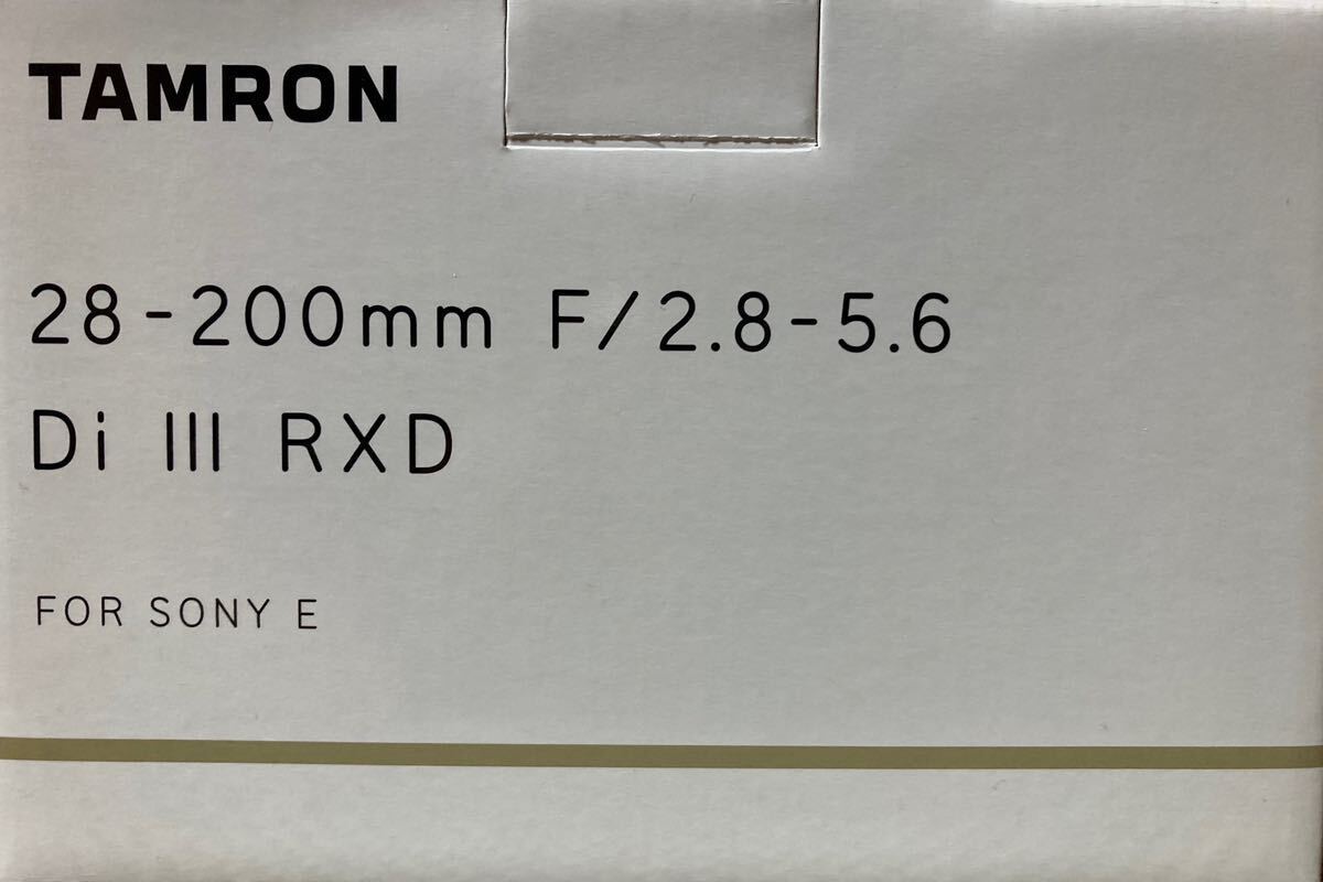 【2024年3月購入・ファームウェア最新・おまけ付き】Tamron 28-200mm F2.8-5.6 Di III RXD タムロン 28-200【美品】の画像1