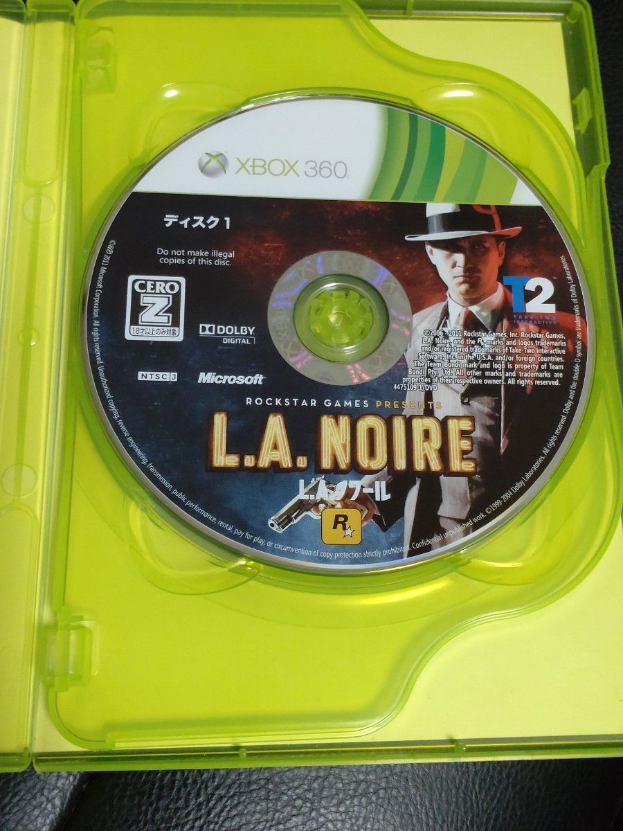 Xbox 360 L.A.ノワール 傷汚れ有り