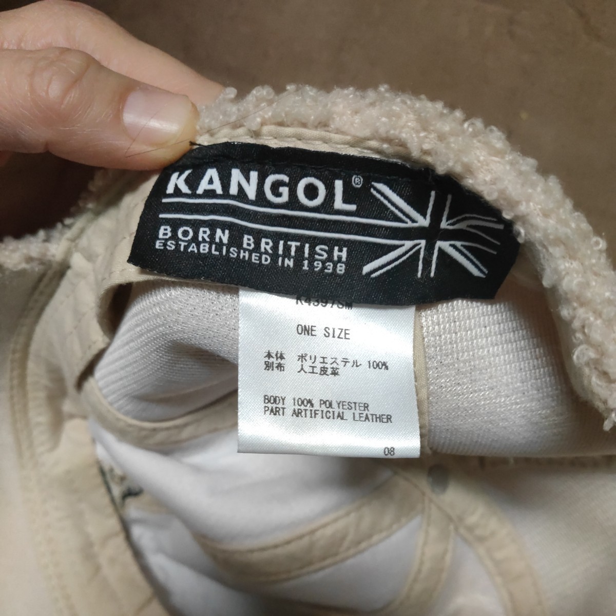  бесплатная доставка * прекрасный товар * Kangol KANGOL.... боа колпак .. колпак шляпа женский бежевый 