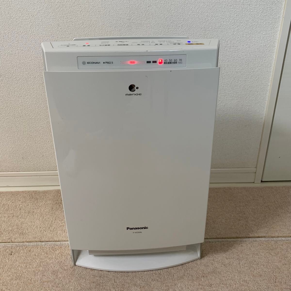 パナソニック 加湿空気清浄機 F-VC55XL 加湿機 15年製 動作確認 パナソニック 加湿空気清浄機 F-VC55XL 加湿機 15年製 動作確認