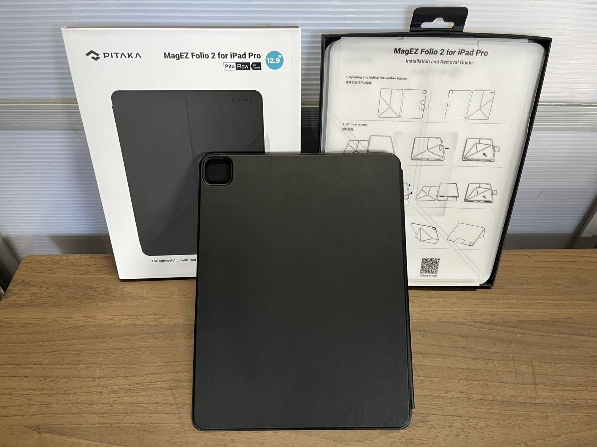 PITAKA MagEZ Folio 2 for IPad Pro 12.9 iPad タブレット カバー_画像1