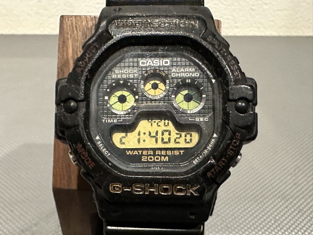 【中古】腕時計 CASIO カシオ G-SHOCK DW-5900/914 Shock Resistant デジタル クォーツ スクエア ブラック 三つ目 ヴィンテージ 【札TB02】_画像2