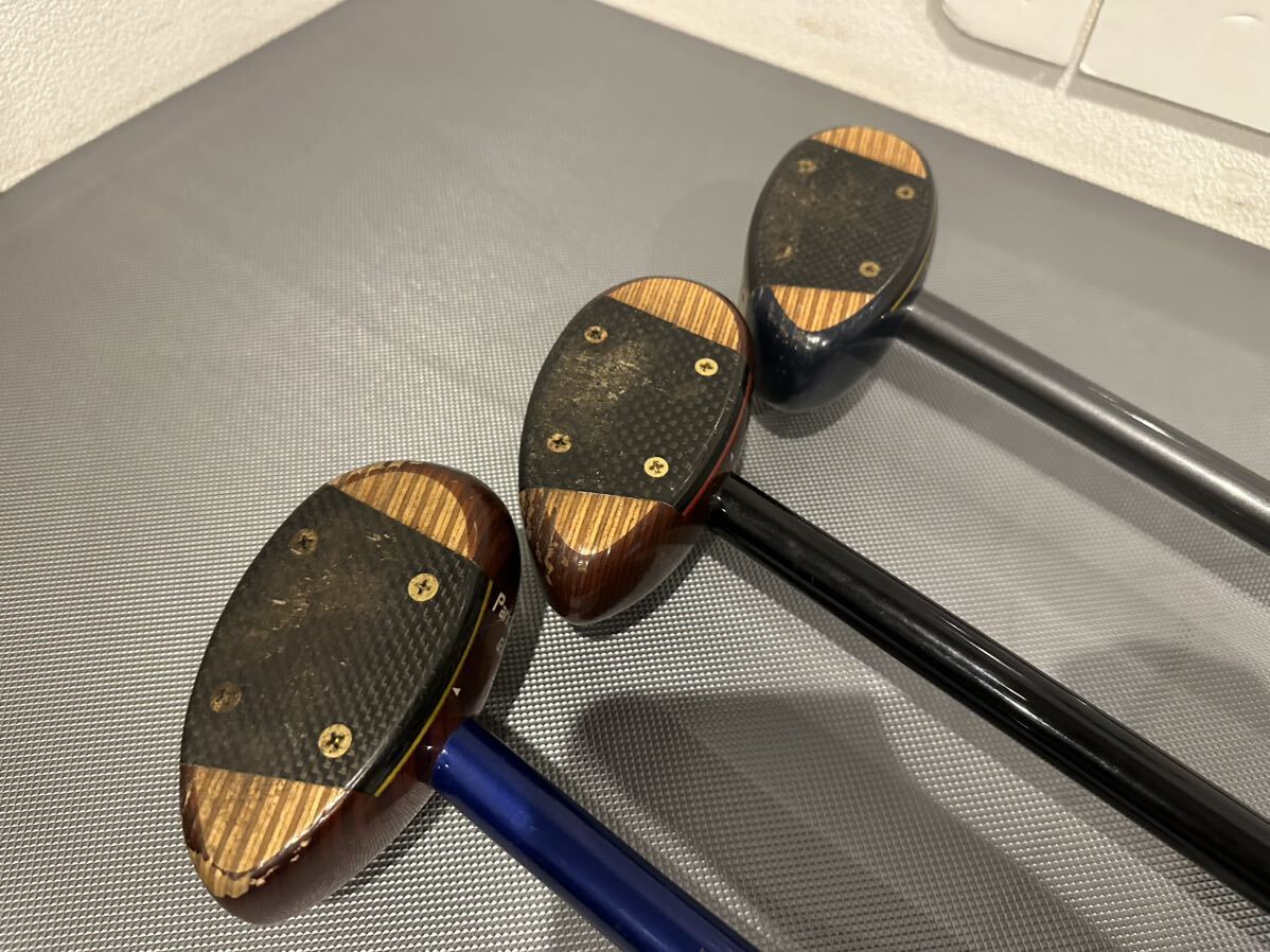 【中古】パークゴルフクラブ 3本セット Park Golf GX SX NTX BRIDGESTONE IPGA 右打ち 右利き まとめて 【札TB02】_画像5