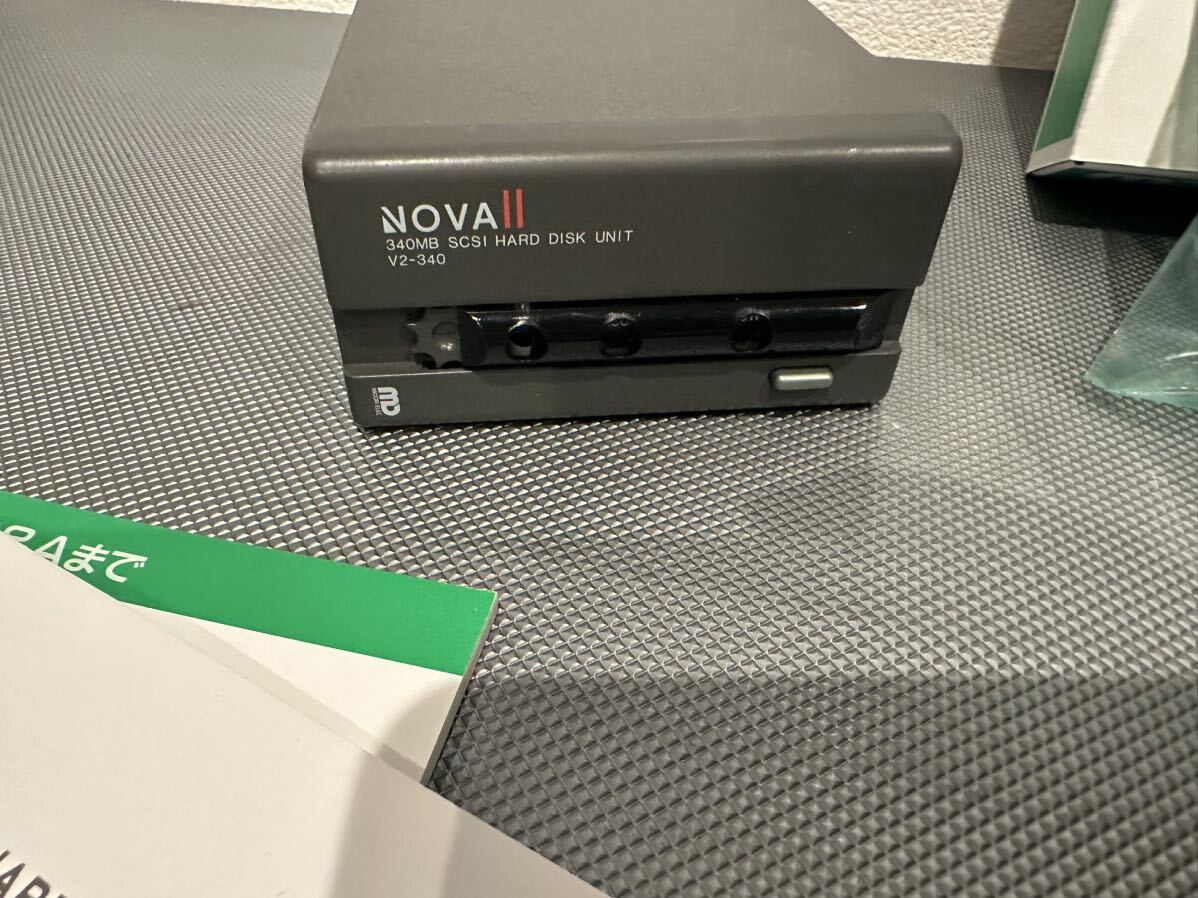 【中古】SCSI 外付ハードディスク 340MB 緑電子 NOVAⅡ V2-340-4F NEC EPSON PC対応 X68000 HDD パソコン用品 【札TB01】_画像7