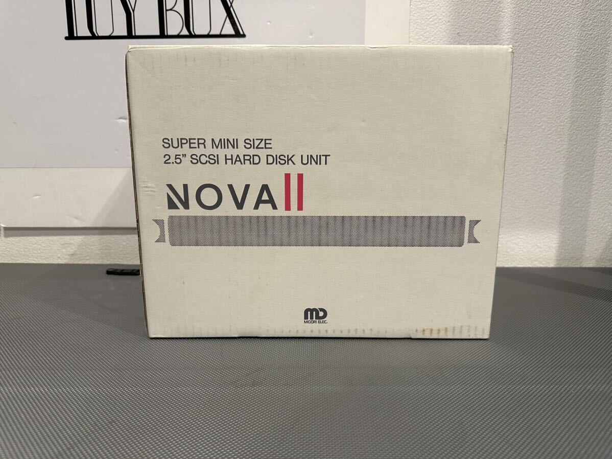 【中古】SCSI 外付ハードディスク 340MB 緑電子 NOVAⅡ V2-340-4F NEC EPSON PC対応 X68000 HDD パソコン用品 【札TB01】_画像1