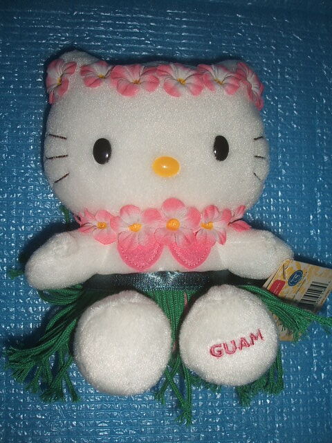 レア！Ttropical Hello Kitty （GUAM) ハローキティ のぬいぐるみ（グアム）_画像3