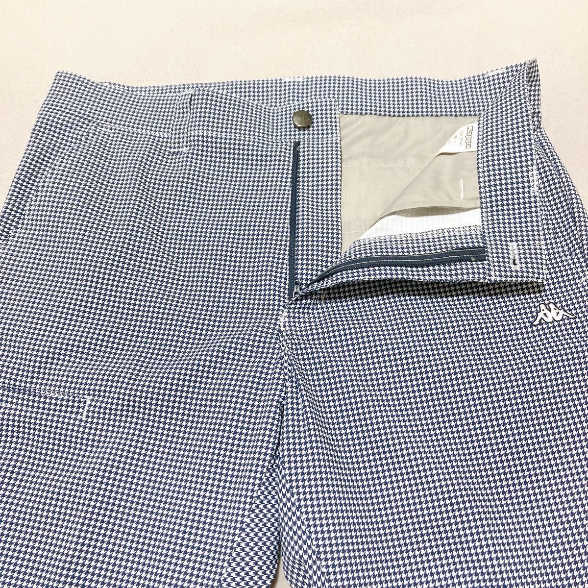 KAPPA GOLF カッパ ゴルフパンツ ストレッチ スラックス 千鳥格子 L