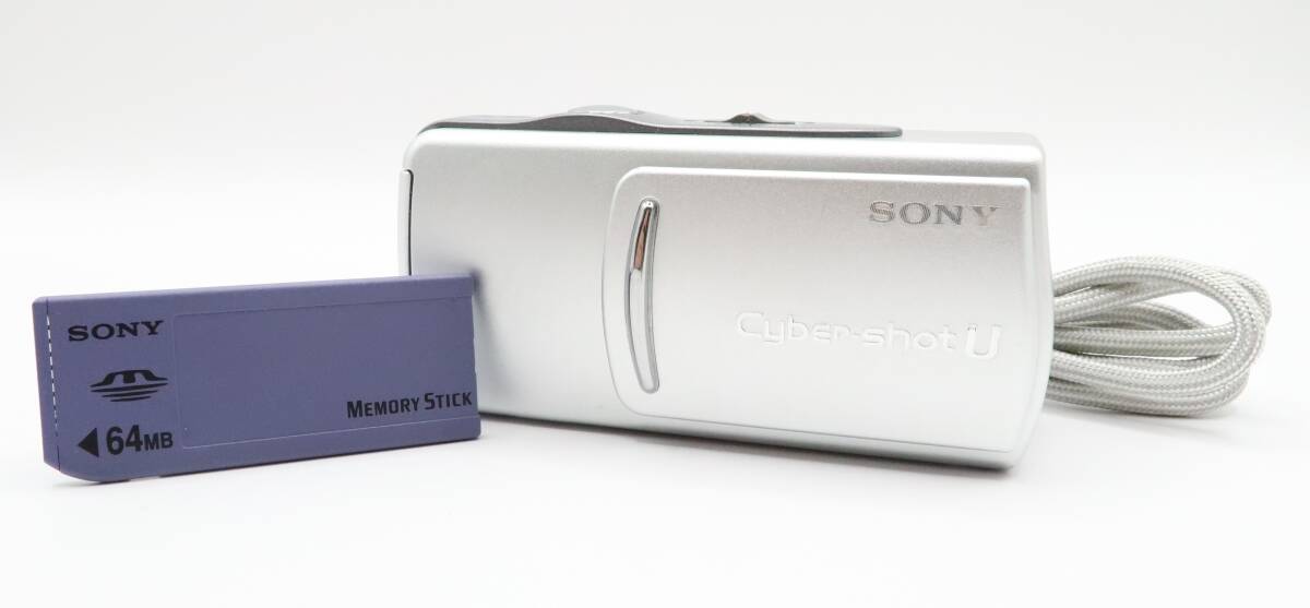 ★極上品★ ソニー SONY Cyber-shot U DSC-U20 MEMORY STICK MSA-64A 64GB付 #334の画像1