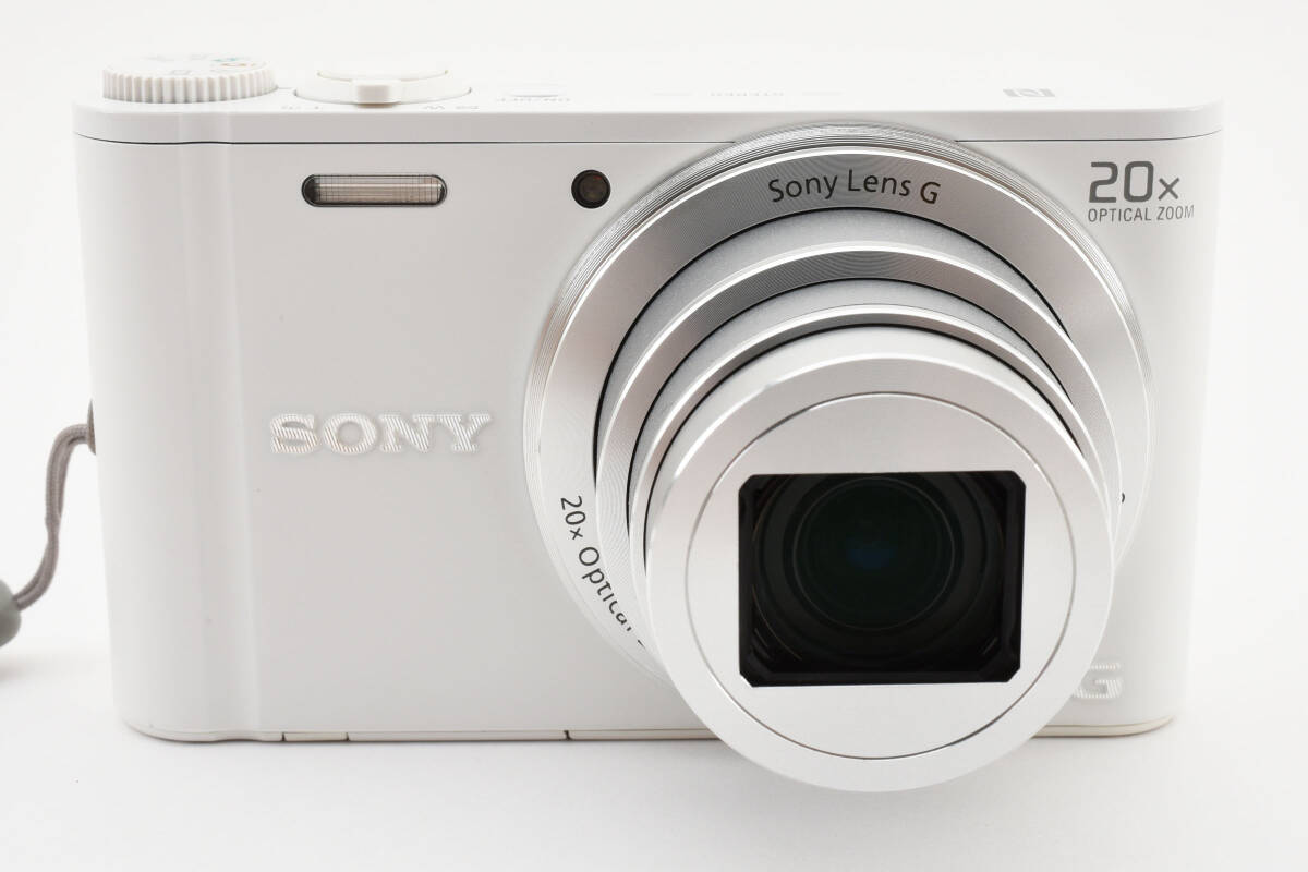 ★極上品★　ソニー SONY Cyber-shot DSC-WX350-W ホワイト デジタルカメラ ケース メモリースティック16GB付 #a342_画像2