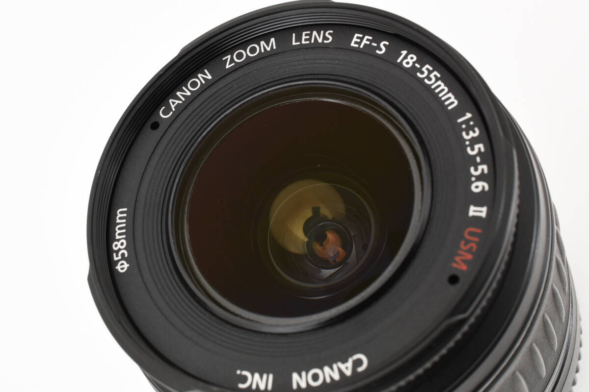 ★極上品★ キヤノン CANON ZOOM LENS EF-S 18-55mm F3.5-5.6 II USM #a398の画像10