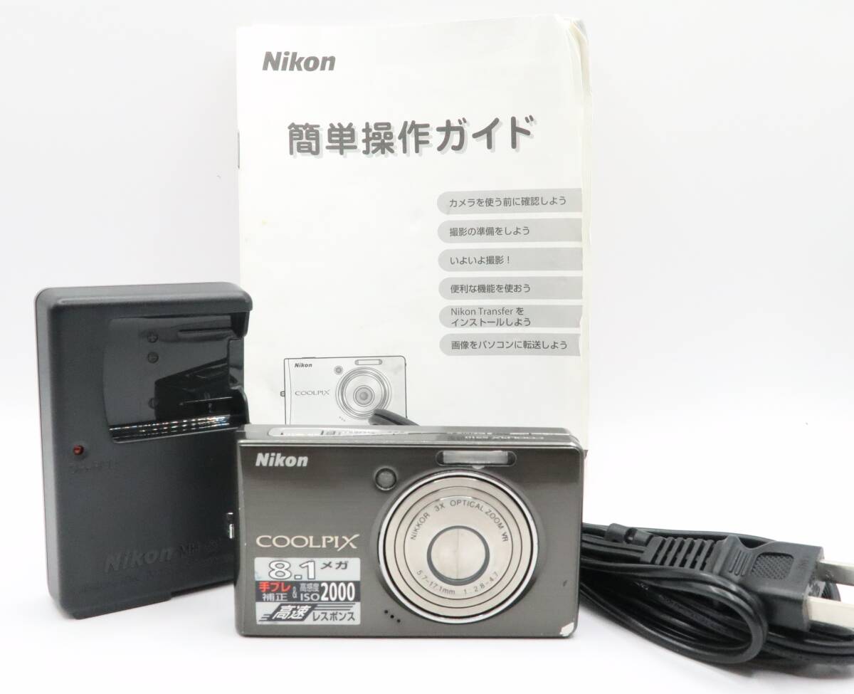 ★実用品★　ニコン NIKON COOLPIX クールピクス S510 アーバンブラック コンパクトデジタルカメラ #365_画像1