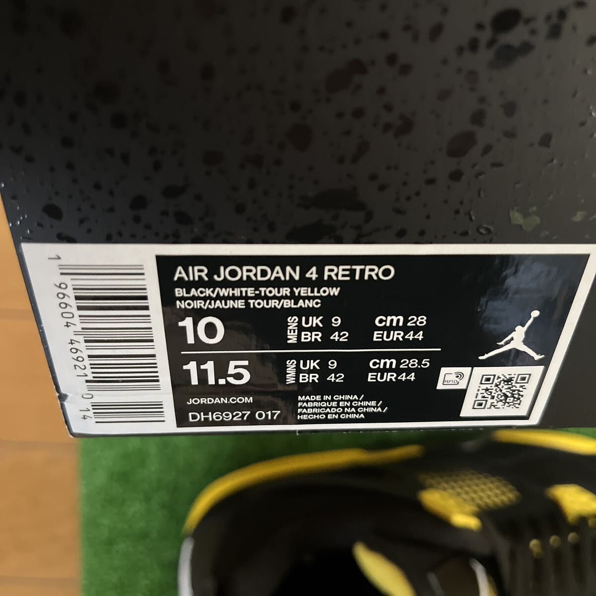 Nike Air Jordan 4 Retro Thunder(2023) ナイキ エアジョーダン4 レトロ サンダー(2023)の画像9