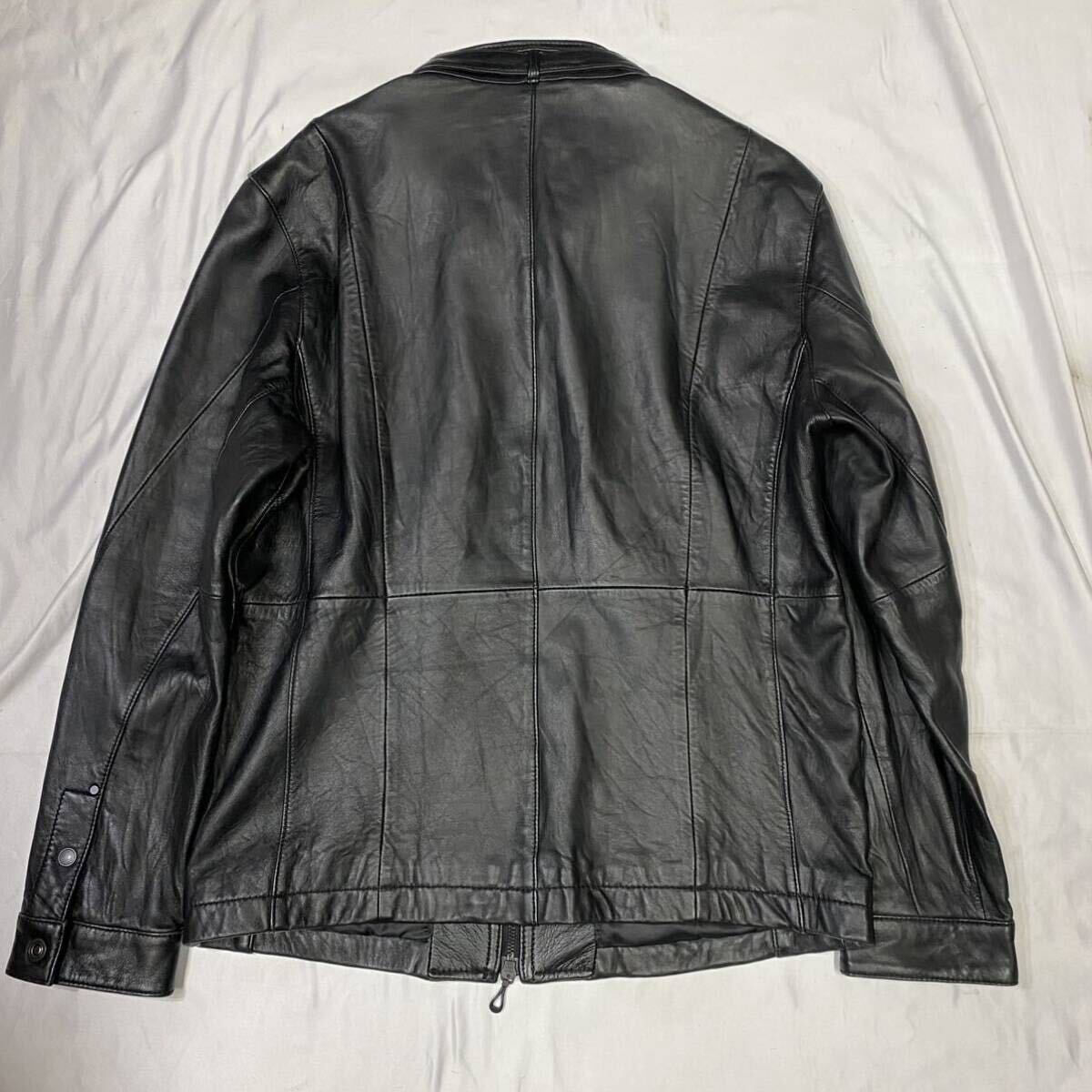 Rare 00's NCFM Lamb leather jacket JAPANESE LABEL archive goa ifsixwasnine kmrii share spirit lgb 14th addictionの画像5
