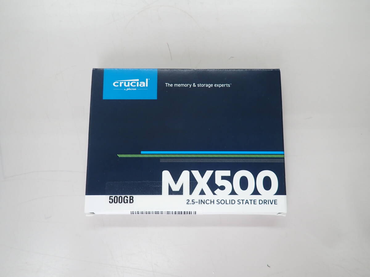 Crucial MX500 2.5SATA SSD 500GB unused 