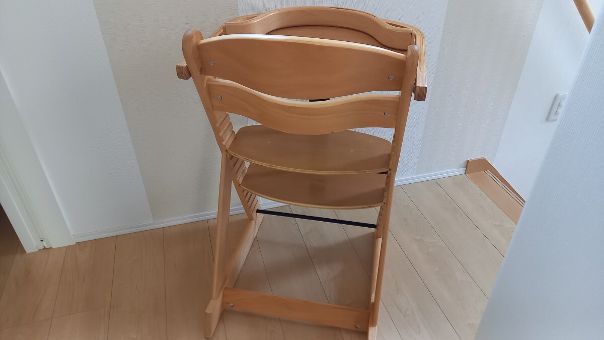* table attaching baby high chair doll hinaningyo chair wooden used height adjustment possibility 