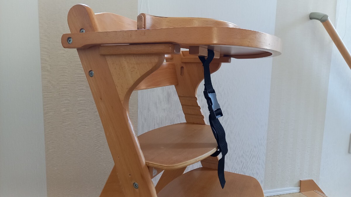 * table attaching baby high chair doll hinaningyo chair wooden used height adjustment possibility 