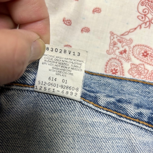 USA古着 90s～00s USA製 Levis 550 RELAXED FIT デニムパンツ 8 フェード青 オールド ヴィンテージ リーバイス アメリカ ルーズ ●215