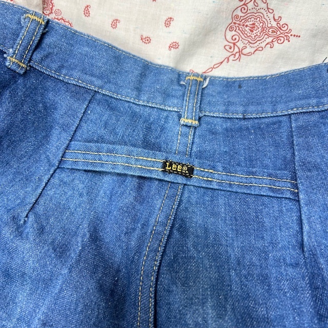 EURO 70s ベルギー製 Lee ベルボトム フレアデニムパンツ 29 EURO 70s ベルギー製 Lee ベルボトム フレアデニムパンツ 29