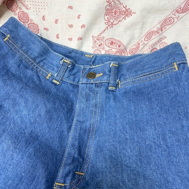 EURO 70s ベルギー製 Lee ベルボトム フレアデニムパンツ 29 EURO 70s ベルギー製 Lee ベルボトム フレアデニムパンツ 29