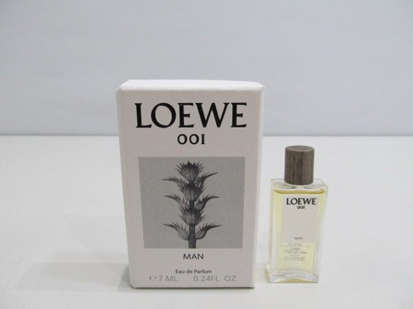 １円 ロエベ LOEWE  香水 001 MAN  オーデパルファム 7ml  の画像1