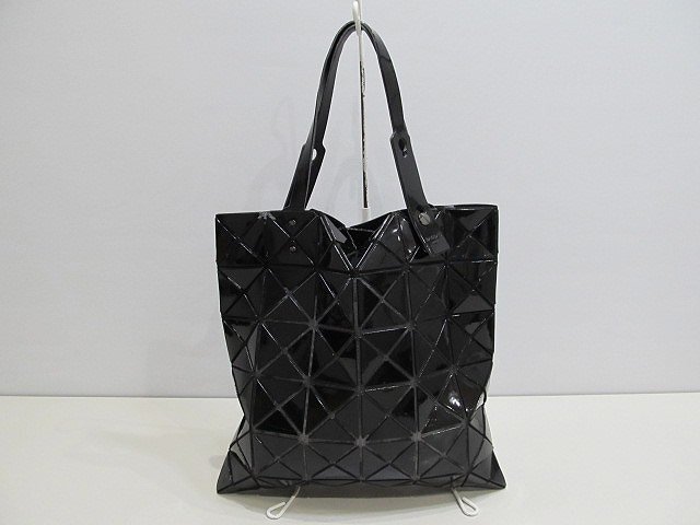 １円 BAO BAO ISSEY MIYAKE トートバッグ 黒 BB71-AG053の画像1