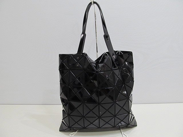 １円 BAO BAO ISSEY MIYAKE トートバッグ　黒　BB71-AG053_画像2